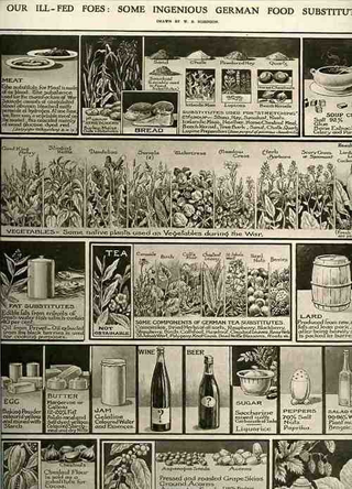 Illustration for article titled World War I food propaganda claimed Germans subsisted on glue soup